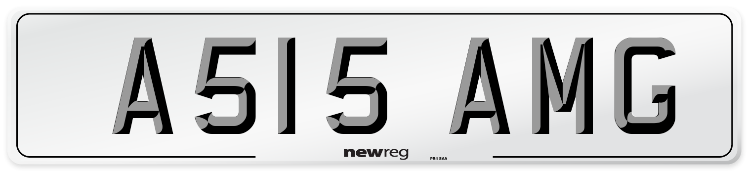 A515 AMG Number Plate from New Reg